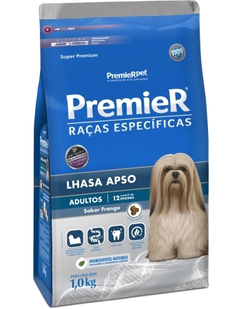 PremieR Raças Específicas Lhasa Apso Adultos Porte Pequeno Frango 1KG