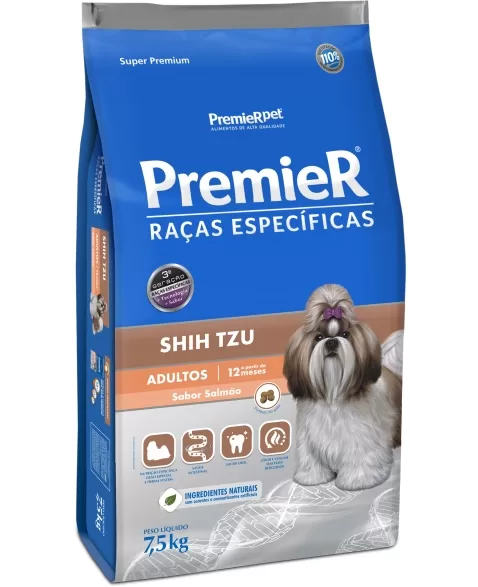 PR RE CAES AD SHIH TZU SALMAO 7,5KG