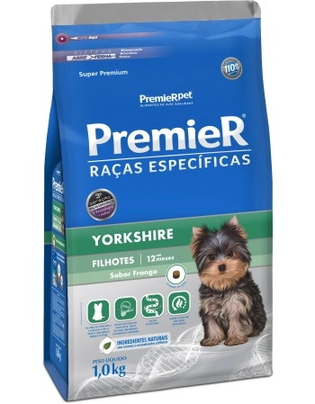 PremieR Raças Específicas Yorkshire Filhotes Porte Pequeno Frango 1KG