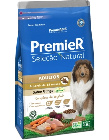 PremieR Seleção Natural Cães Adultos Frango Korin® 2,5KG