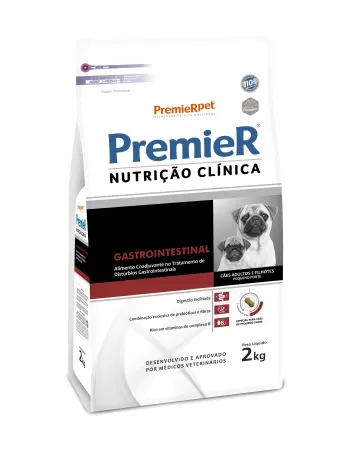 PremieR Nutrição Clínica Cães Gastrointestinal Pequeno Porte 2KG