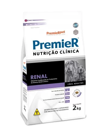 PremieR Nutrição Clínica Cães Renal 2KG
