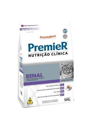 PremieR Nutrição Clínica Gatos Renal 500G