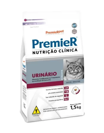 PremieR Nutrição Clínica Gatos Urinário 1,5KG