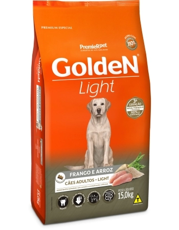 GoldeN Formula Cães Adultos Frango & Arroz Light 15KG