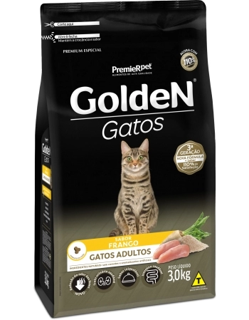 GoldeN Gatos Adultos Frango 3KG