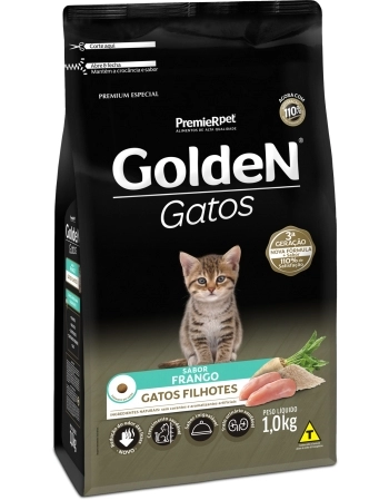 GoldeN Gatos Filhotes Frango 1KG