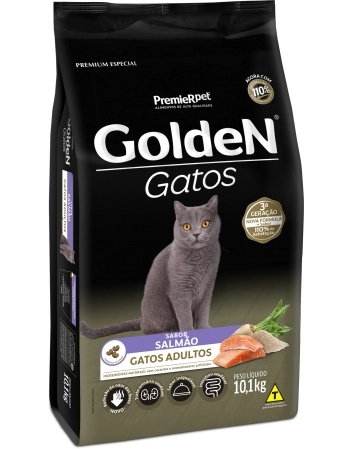 GoldeN Gatos Adultos Salmão 10,1KG