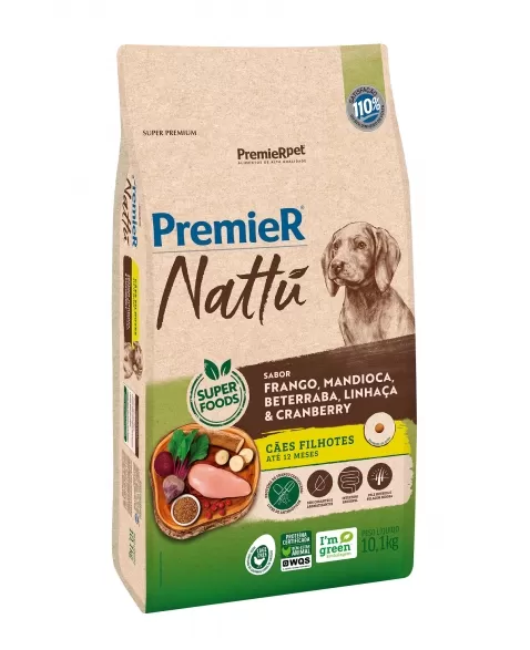 PR NATTU CAES FILH MANDIOCA 10,1 KG