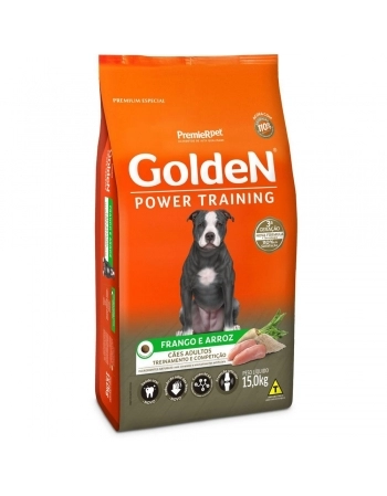 GoldeN Power Training Cães Adultos Frango & Arroz 15KG