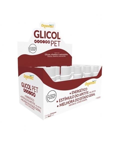 GLICOL PET DISPLAY 15X30ML