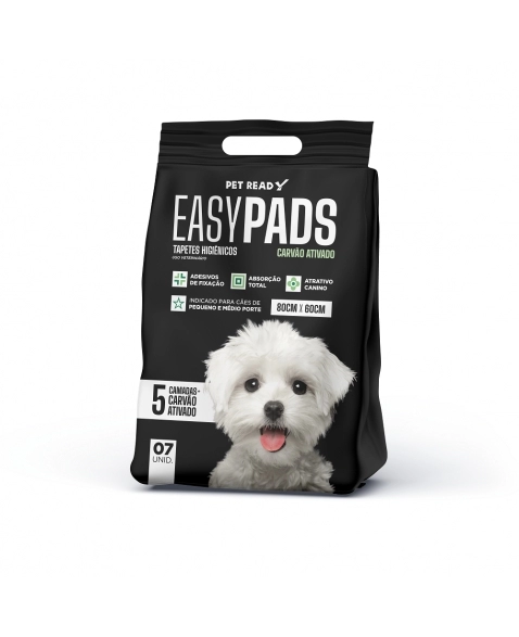 TH EASY PADS CARVAO ATIVADO (80X60) C/7 UN