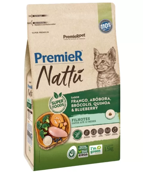 PR NATTU GATO FIL ABOBORA 1,5KG