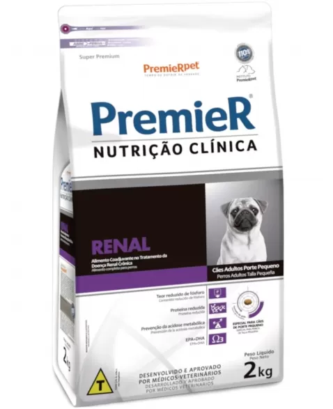 PREMIER NUTR CLIN CAES RENAL PEQ PORTE 2 KG