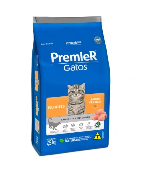 PremieR Gatos Filhotes Frango 7,5KG