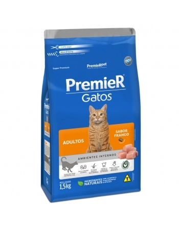 PremieR Gatos Adultos Frango 1,5KG