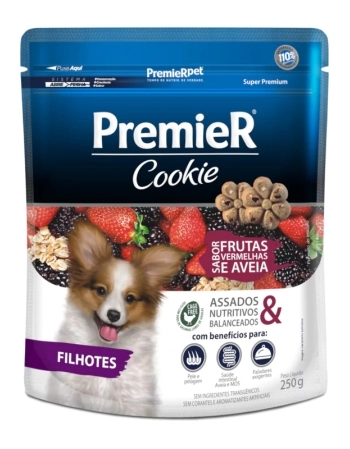 PremieR Cookie Cães Filhotes Frutas Vermelhas e Aveia 250G