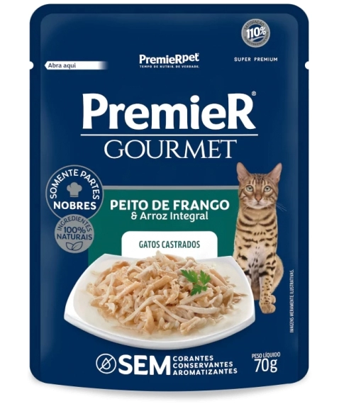 PR GOURMET GATOS AD CAST FRANGO 70G