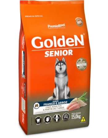 GoldeN Formula Cães Seniores Frango & Arroz 15KG