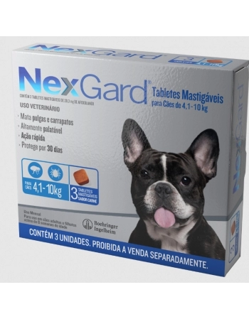 NEXGARD M (4,1 A 10KG) 3 TABLETES