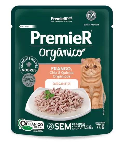 PREMIER GOURMET GATOS AD ORGAN FRAN 70 G (20 UN)