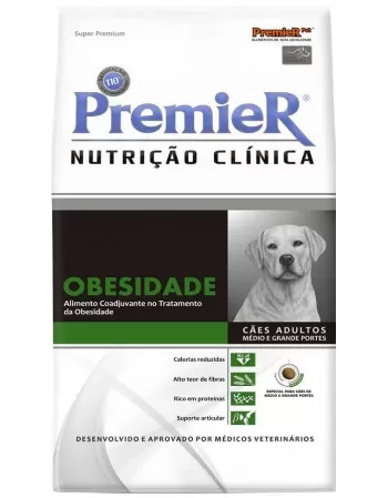 PremieR Nutrição Clínica Obesidade Médio/Grande Porte 10KG