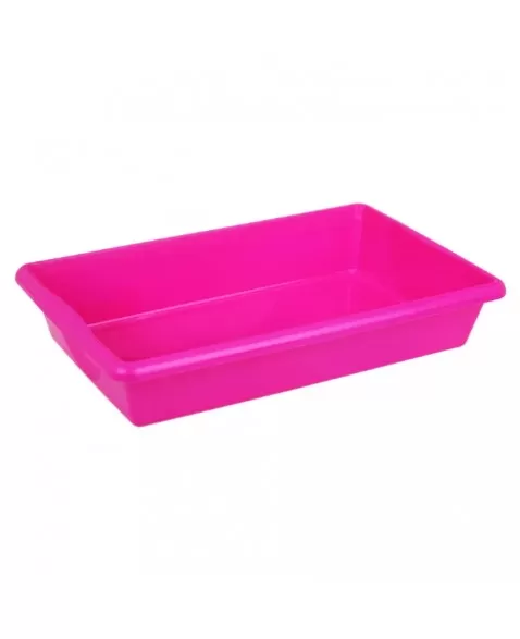 BANDEJA SANITARIA PARA GATO 6,4L - ROSA