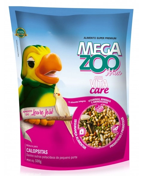 MGZ LOURO JOSE MIX CALOPSITA 500G