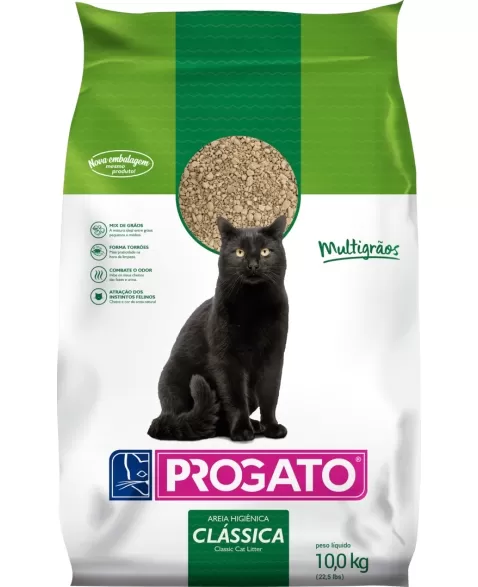 AREIA PROGATO CLASSICA MULTIGRAOS 10KG